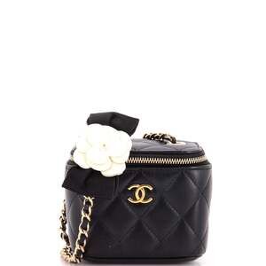 Chanel Camellia Bow Vanity Case With #239923C30B
